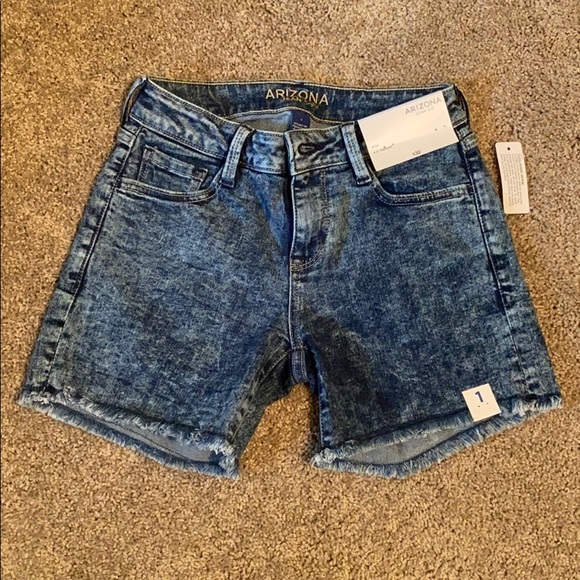 Arizona Sz 1 Denim Jean Shorts NWT - Picture 1 of 3